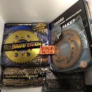 Gear Set R15 Old New Old New 428H 14T 15T 47T 48T 132L 140L Pull Gear 428-14T 428-15T 428-47T 428-48