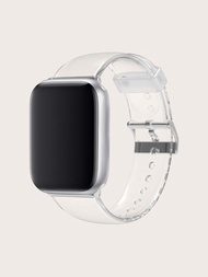 Correa de reloj compatible con Apple Watch transparente