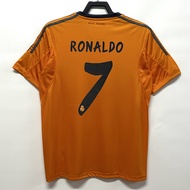 Reprinted 2013 14 Season Real Madrid 2 Guest Retro Old Jersey C Robben Zemabel Football Suit Short S
