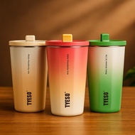 TYESO Warehouse Clearance Tumbler Straw Tumbler Gradient Original Tumbler