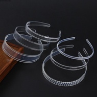 BOOMLIFE1232T 3pcs Transparent Hairbands Hair Hoop, DIY Non Slip  Plastic Headbands, Durable 8/18/25