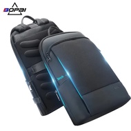BOPAI Slim Business Laptop Backpack 15" | Lightweight 0.7kg | Anti-Theft | USB Charging Port | Trave