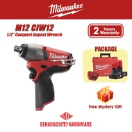 EEHIONG1977 Milwaukee M12 CIW12 FUEL COMPACT 1/2" Impact Wrench M12CIW12 Hard Case M12 CIW12-402C M12CIW12-402C