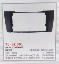 Frame headunit Mercedes Benz E class (W211) 2002 dan CLS (C219) 2004