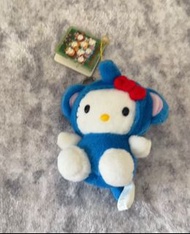 中古絕版 Hello Kitty 拉震 小象 公仔掛飾