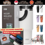 ⭐TYESO⭐ Tumbler water bottle- Double-Walled Stainless Steel thermal flask thermos flask water bottle