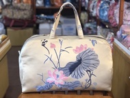 客制荷塘月色輕旅行袋行李袋超大波士頓包