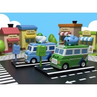 Creative Chunghwa Post x Cat & Bug Kapo Kapo Plush Pullback Car Scene Car Collection