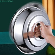 JUNYUE88WL Pot Cover, Stainless Steel Universal Dome Pot Lid, Cookware Replacement Round Heightened 