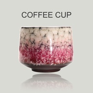 Ceramic Gradient Red Espresso Tasting Cup Kung Fu Afternoon Tea Cup 180ml Latte Cup Drink Cup