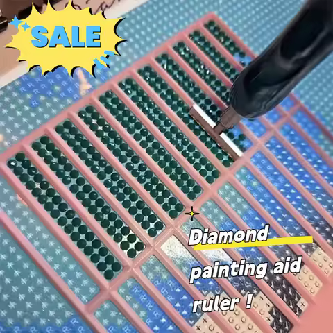 Diamond Painting Auxiliary Tool Ruler Diamond Dot Drill Alignment Tool Ruler For Diamond Art Home DI