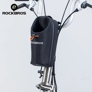 ROCKBROS Bicycle Handlebar Bag Front Water Bottle Bag 1.5L For Brompton REACH Folding Bike