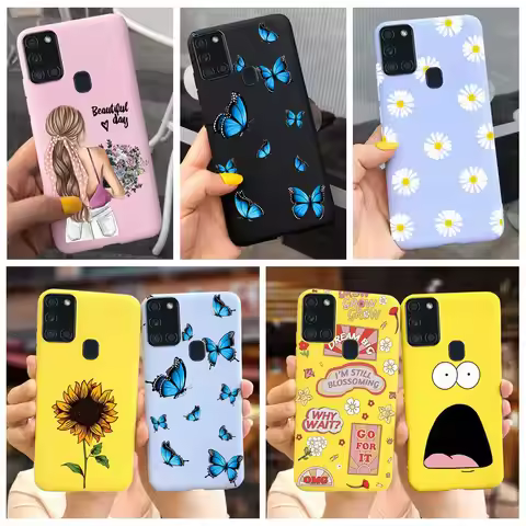 Sunflowers Daisy Shap-on Case For Samsung A21s Case Samsung Galaxy A21S A 21S A21 S A217F Cover Dust