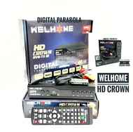Set Top Box Antena Tv Digital Welhome Hd Crown - Digital Satelit Set Top Box Welhome