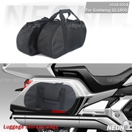 For Honda Goldwing GL1800 2018-2024 Motorcycle Side Case Inner Bags, Black Luggage Storage Bags Acce