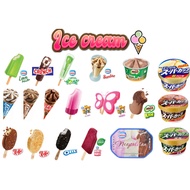 NESTLE Ice Cream Chocolate Vanilla Sourz Sundae Grape Lime Meiji Cup Kit Kat Oreo Milo Kaw Cup Ice C