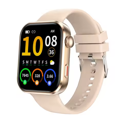 2026 AI Smart Watch 1.95" HD Screen ChatGPT Voice Assistant 120+ Sports Modes Heart Rate Monitor IP6