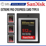 SANDISK EXTREME PRO CFEXPRESS CARD TYPE B 64GB / 128GB / 256GB / 512GB WITH READ SPEED UP TO 1500MB/