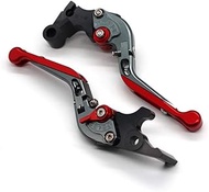 MAODOXIANG Handlebar Kits Motorcycle Compatible with CB 190R CB190R CB190 R 2015-2017 Accessories CNC Brake Clutch Lever Adjustable Folding Extendable (Color : Red)