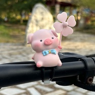Đồ Trang Trí Trên Ô Tô Vịt Vàng Chú Heo Con Chong Chóng Mũ Bảo Hiểm Xe Đạp Đồ Trang Trí Đáng Yêu Xe