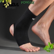 PONGUX Ankle Brace, M/L/XL Nylon Ankle Support,  Black Achilles Tendon Brace Pain Relief