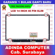 LAYAR LED LCD Screen Laptop 14 Inch 40 Pin Slim HD U/D