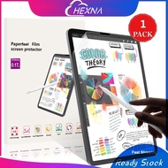 Hexna Paperlike Screen Protector For Samsung Tab S7 S7 + S3 3 A A6 A7 2020 S2 S5e S6 Lite 10.1 10.5 9.7 2019 Matte PET Anti-Glare Painting Film Write &amp;Draw and Sketch