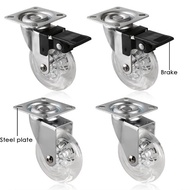 2" PU rubber wheel 2 inch PU caster wheel/