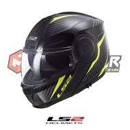 LS2 FF902 Scope Modular Helmet Skid Black/Hiviz