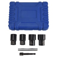 Lug Nut Remover Tool 6 Piece Lug Nut Extractor Set 1/2 Inch Drive Locking Lug Nut Remover Tool