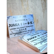 CUSTOM MOCK UP AWARD BOARD/