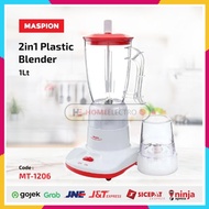 Blender Maspion MT-1206 Plastik MT 1206 MT1206 2 in 1 Plastic Jar