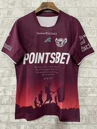 2023 MANLY SEA EAGLES MENS ANZAC RUGBY JERSEY Size S-M-L-XL-XXL-3XL-4XL-5XL 2023 Newest