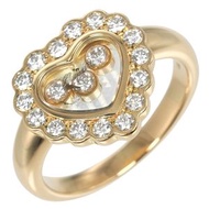 Chopard Happy Diamond Heart Ring, size 10, 18K yellow gold with diamonds, approximately 7.25g, for w