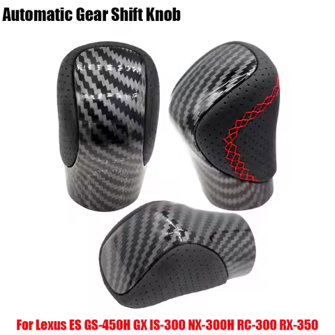 AT Leather Gear Shift Knob for Lexus ES350 GS300 GS350 GX460 NX300 IS250 IS350 RX350 RC300 RC350 Shi