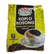 Coffee 888 Zero Sugar Kopi O Kosong (10g x 20 Sachets) Black Coffee