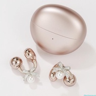 dingdongaa Bowknot Decorative Ear Clips for Freeclip Earbuds Accessories Decoration