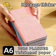 LONNGUVO 2025 Agenda Book, A6 To Do List 2025 Planner Notebook, High Quality Thickened English with 
