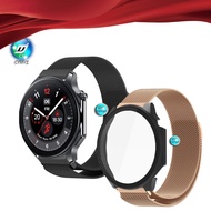 oppo Watch X strap Metal strap stainless steel strap Oneplus Watch 2 strap Sports wristband oppo Watch X case Screen protector