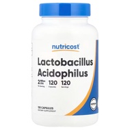 Nutricost, Lactobacillus Acidophilus, 500 Million / 2 Billion CFU / 10 Billion CFU, 120 Capsules