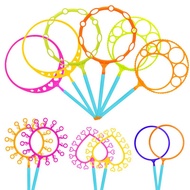 < Exclusive >Giant soap bubble blowing sticks with long handles in many shapes