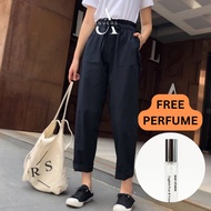 ANVERS | Women Harem Loose Style High Waist Trousers Ninth Pants P0011