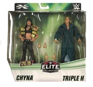 [美國瘋潮]正版WWE Chyna &amp; Triple H Elite 2 Pack WWF復刻造型經典組合精華版人偶公仔