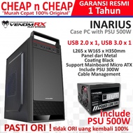 VenomRX Inarius + PSU 500W Case Casing PC Komputer Venom RX Kingpin