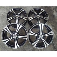 Laffite Sport Rim 18 Inch 5H PCD100 7.5JJ Off+53 For Wish Caldina Prius 86 BRZ XV