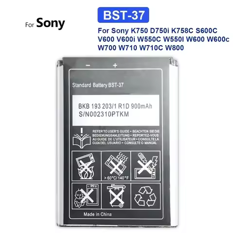 BST-37 BA700 BSL-10 Battery For Sony Ericsson W550C W810C W700C W710C K750C W800 MT11i MT15i MK16i S