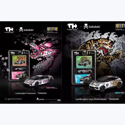 POP RACE TH 1:64 LBWK Hong Kong Pop-up Store Limited EditionSUPER SILHOUETTE S15 SILVI Alloy Die Cas