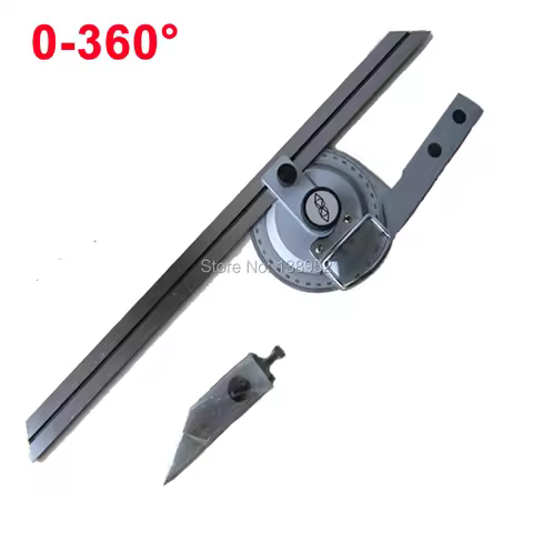 360degree Universal Bevel Protractor Angle Finder Angular Dial Ruler Goniometer with 300mm Blade