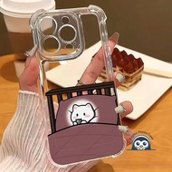 Cute Cat Four-corners Phone Case For Vivo Y78T Y75S Y73 Y73T Y71T Y70 2020 Y56 Y52 Y11 2023 V21E V15