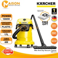 [Sales] Karcher 3 In 1 Vacuum Cleaner WD 3V